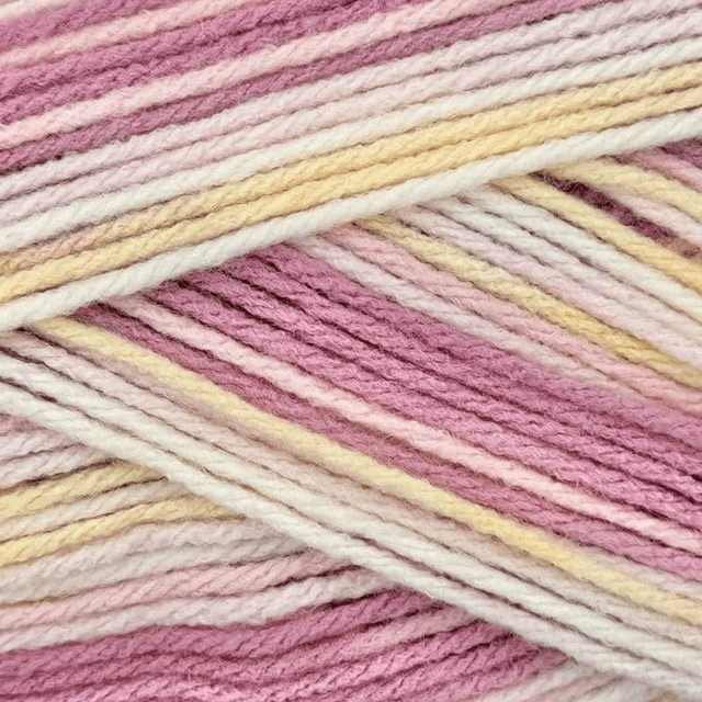 Woolcraft Baby Cakes Blanket in a Ball Aran 300g - 01 Pink & Peach