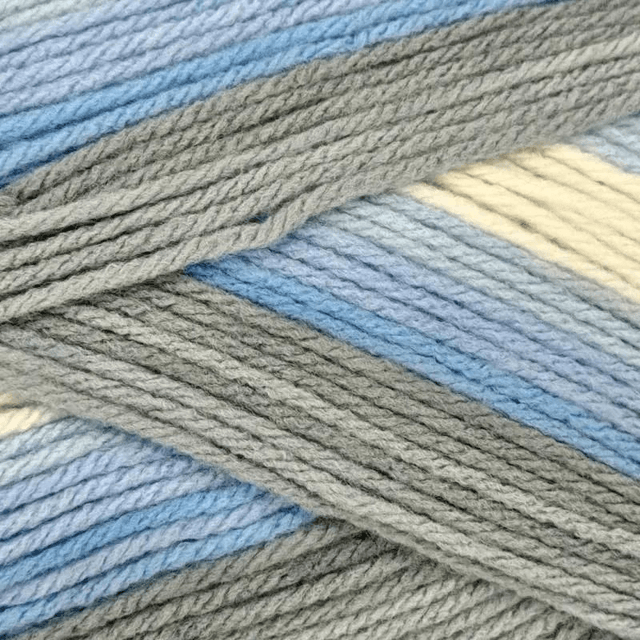 Woolcraft Baby Cakes Blanket in a Ball Aran 300g - 12 Blue Moon