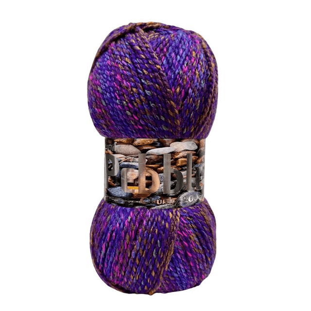 Woolcraft Pebble Chunky 200g - 8120 Regal Purple