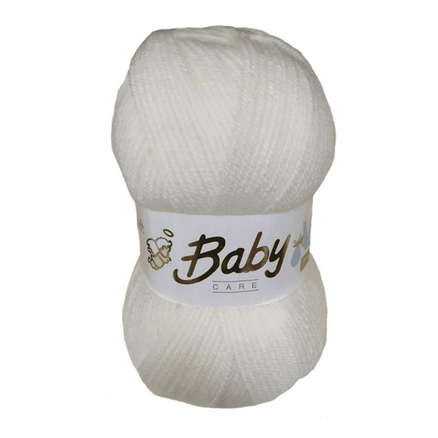 Woolcraft Babycare 4 Ply 100g - 700 White