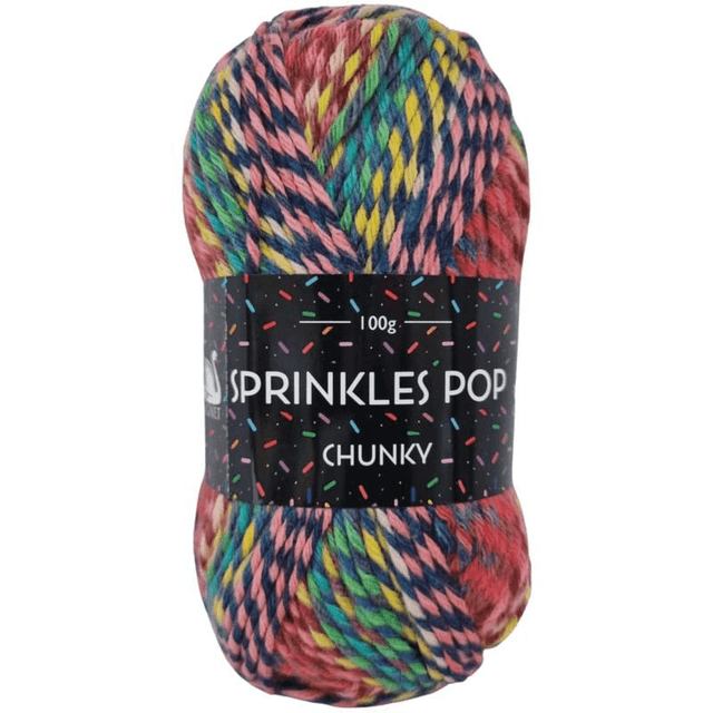 Cygnet Sprinkle Pop Chunky 100g - 645 Red Velvet