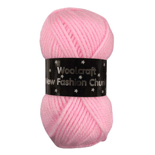 Woolcraft New Fashion Chunky 100g - 157 Baby Pink