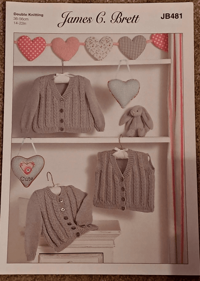 JB481 James C Brett DK Knitting Pattern