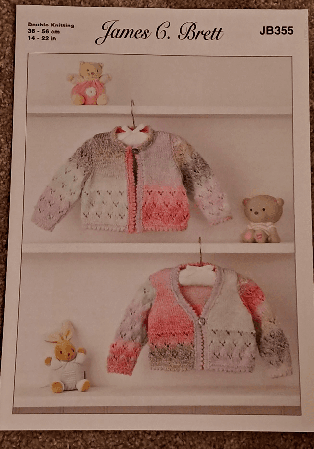 JB355 James C Brett DK Knitting Pattern