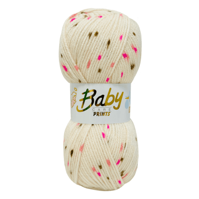 Woolcraft Baby Prints DK  100g - Rhubarb &amp; Custard