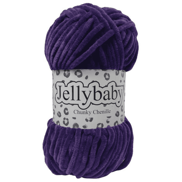 Cygnet JellyBaby Chenille Chunky 100g - 008 Deep Violet