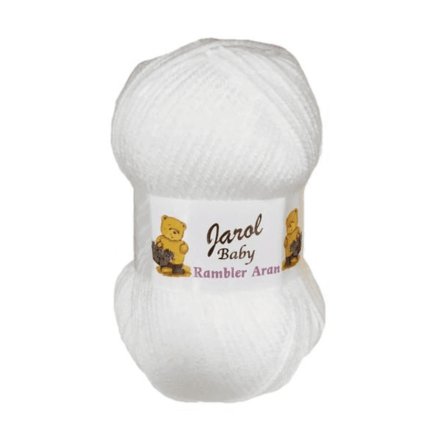 Jarol Baby Rambler Aran 100g - 4300 White