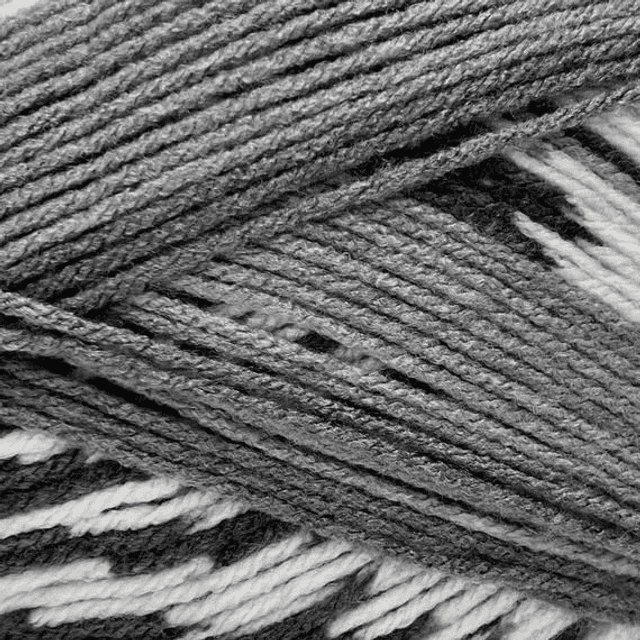 Woolcraft Baby Cakes Blanket in a Ball Aran 300g - 02 Greys