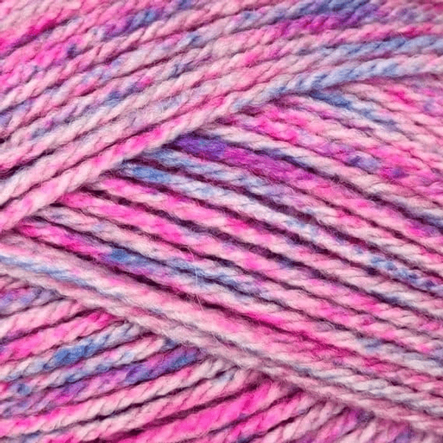 Woolcraft Shetland Heather Aran 100g - 39 Orchid Twist