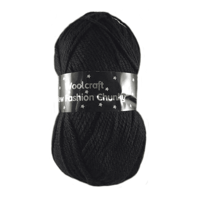 Woolcraft New Fashion Chunky 100g - 107 Black