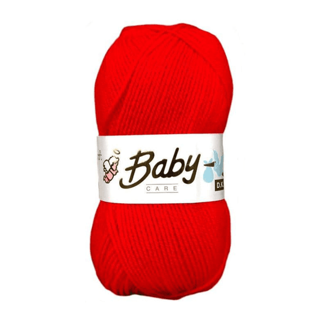 Woolcraft Babycare DK 100g - 618 Rouge